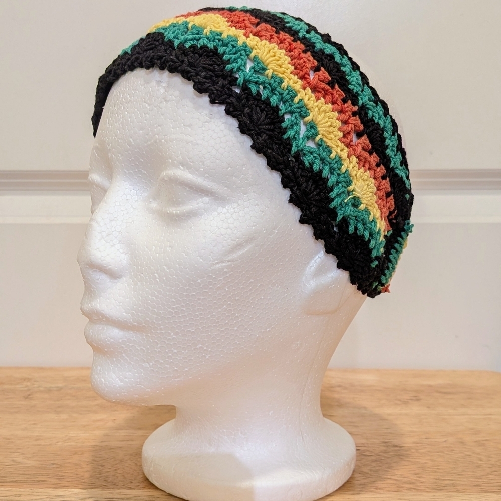 3/$30 NWOT Beckwoman Hand Crocheted Tie Back Tassel Headband